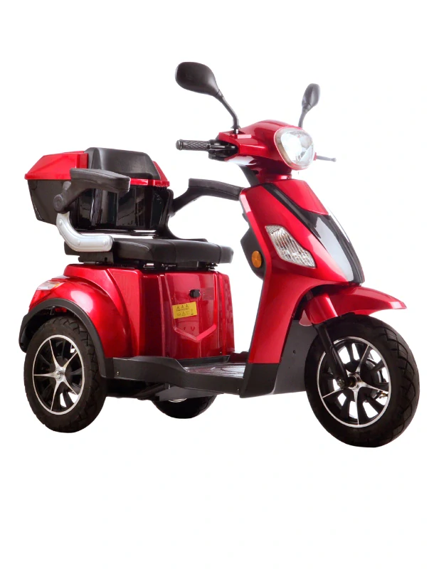 Elektrická tříkolka SELVO 31000  (Seniorský vozík Selvo pro seniory - vínová metalíza)