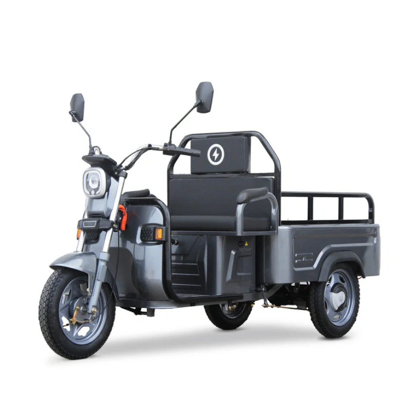 Elektrická pracovní tříkolka Advento 2 vč. redukce rychlosti černá (Aku pracovní tříkolka Advento 2 Energy)