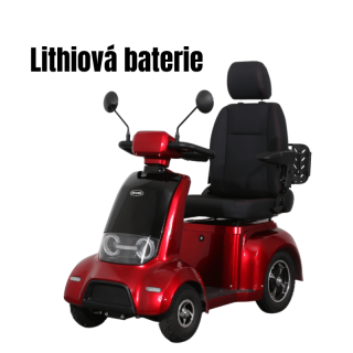Čtyřkolový elektrický invalidní vozík SELVO 4810Li s lithiovou baterií